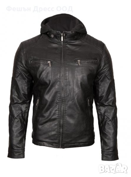Мъжко зимно кожено яке – 3255, снимка 1