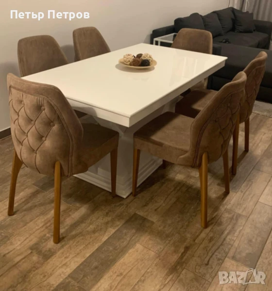 Продавам комплект НОВИ трапезни столове, снимка 1