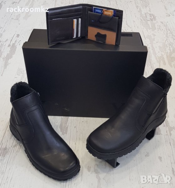 Маркови мъжки боти от естествена кожа REPLAY, снимка 1