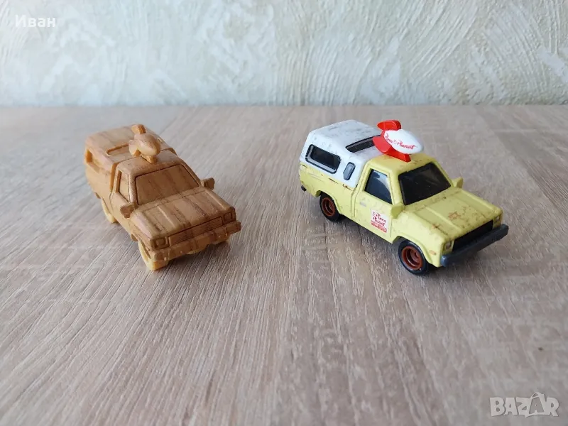 toy store pizza planer truck hot wheels 1:64, снимка 1