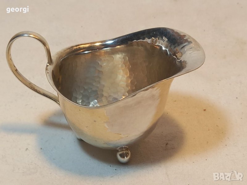 Посребрена каничка за мляко ланиера, снимка 1