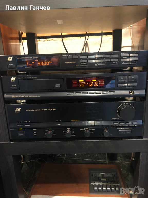 Sansui Au-x301,Cd-x211e,Tu-x301i комплект усилвател,cd,тунер, снимка 1