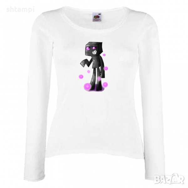 Дамска тениска Enderman 2 майнкрафт Minecraft,Игра,Забавление,подарък,Изненада,Рожден Ден., снимка 1