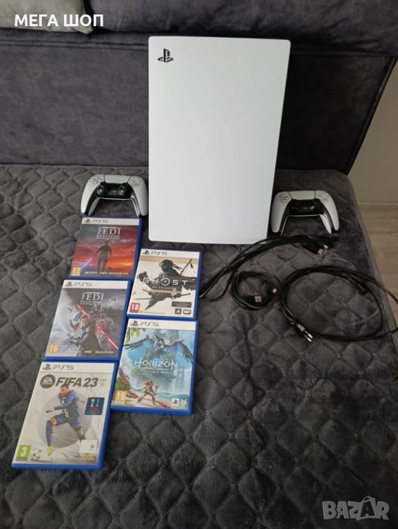 PS5 +7 игри и 2 контролера, снимка 1