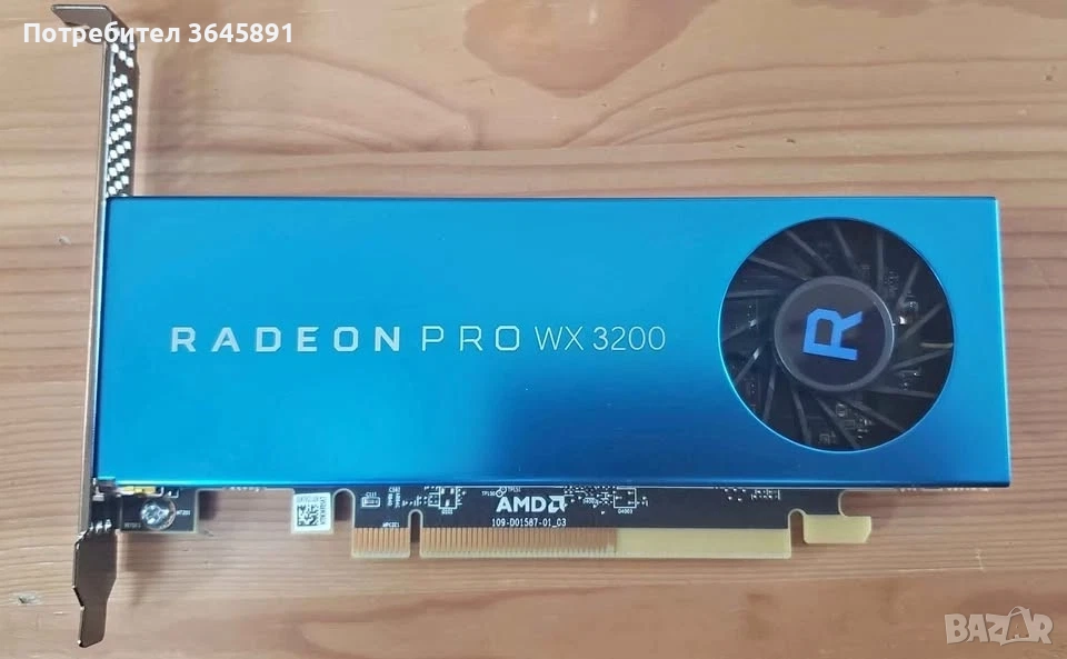 Професионална графична карта AMD Radeon Pro WX3200 4GB, снимка 1