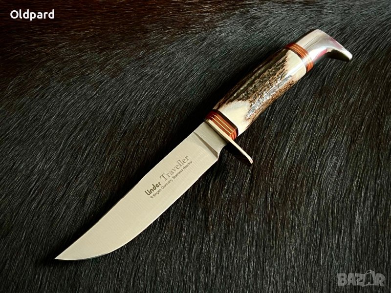 Немски ловен, къмпинг, туристически нож Traveller Wanderer (Solingen). , снимка 1