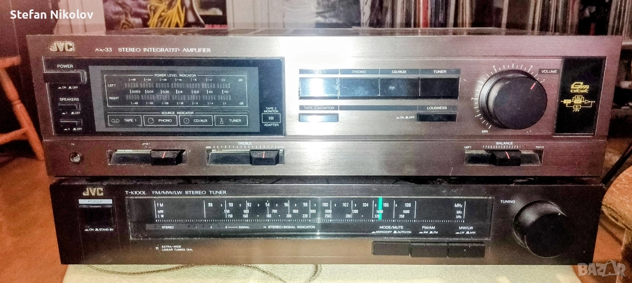 усилвател + тунер JVC AX-33, снимка 1