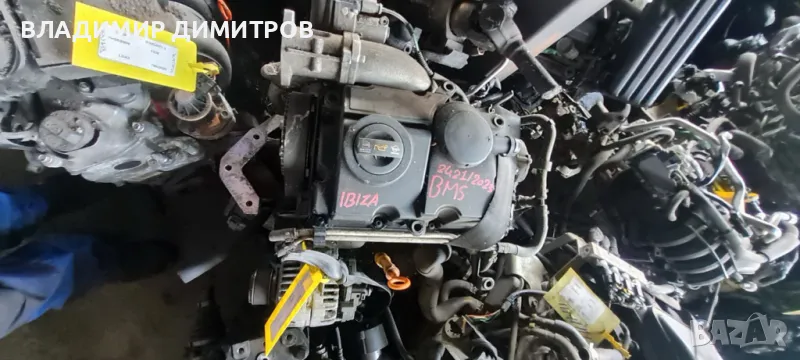 ДВИГАТЕЛ ЗА СЕАТ ИБИЗА  1.4 TDI  BMS 2008 г.  , снимка 1