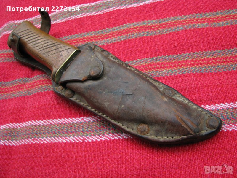 Немски окопен нож с кания, снимка 1