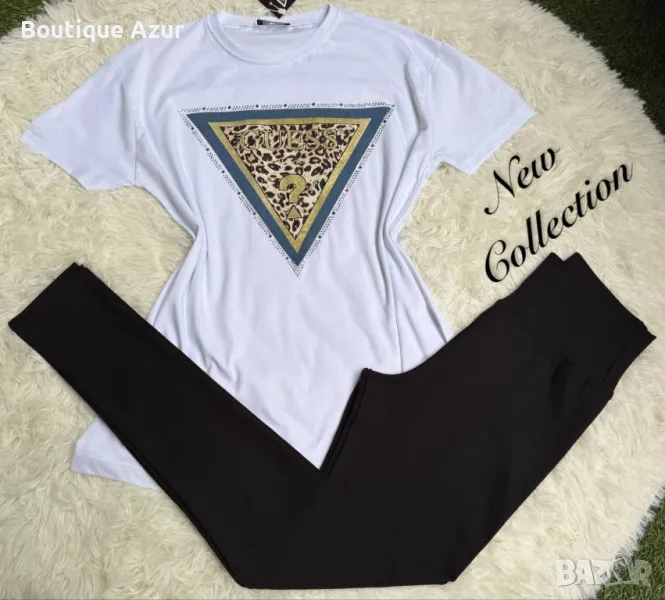 дамски комплекти тениска и клин , снимка 1