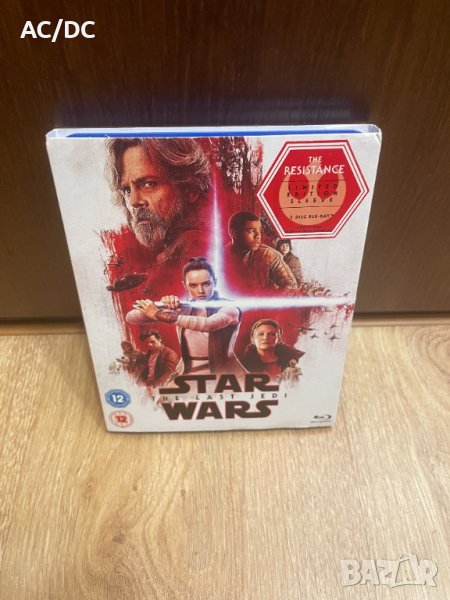 Star Wars The last Jedi Limited edition Sleeve 2disc/Blu-Ray, снимка 1