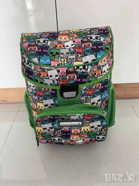 Ученическа раница Minecraft Ergonomic от 3 части с несесер и спортна торба, снимка 1