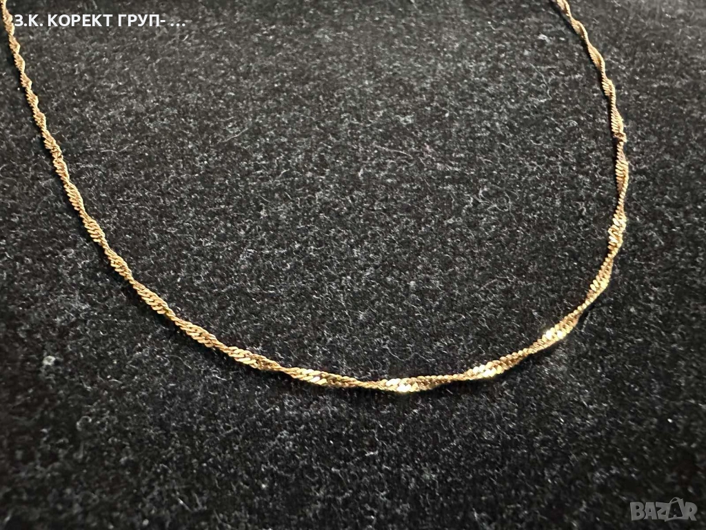 Златен синджир 14к, 2гр, снимка 1