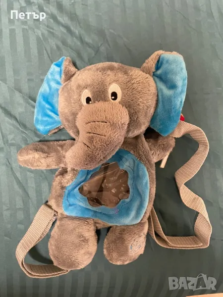 Плюшено слонче раничка, снимка 1