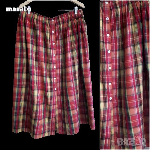 дълга карирана пола, снимка 1