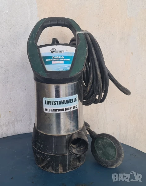 Помпа за вода GARDENER 13.000 l/h във добро състояние , снимка 1