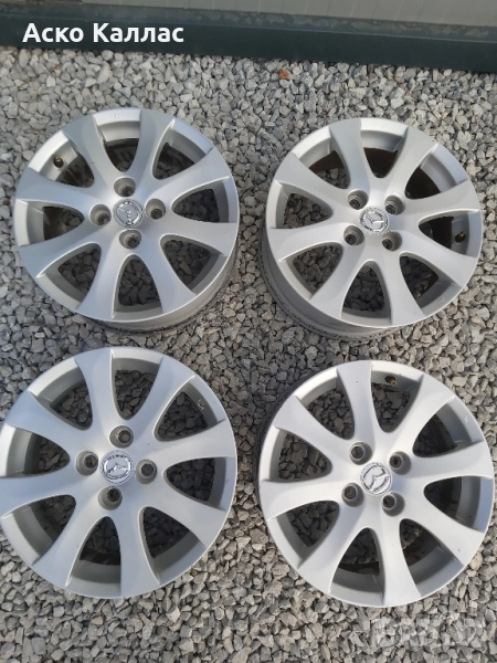 4х100. 15.цола.6j.ET45 оргинални Mazda, снимка 1