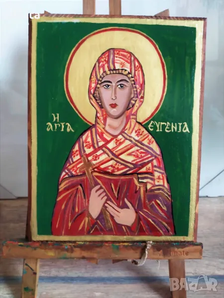 Икона на света Евгения, снимка 1