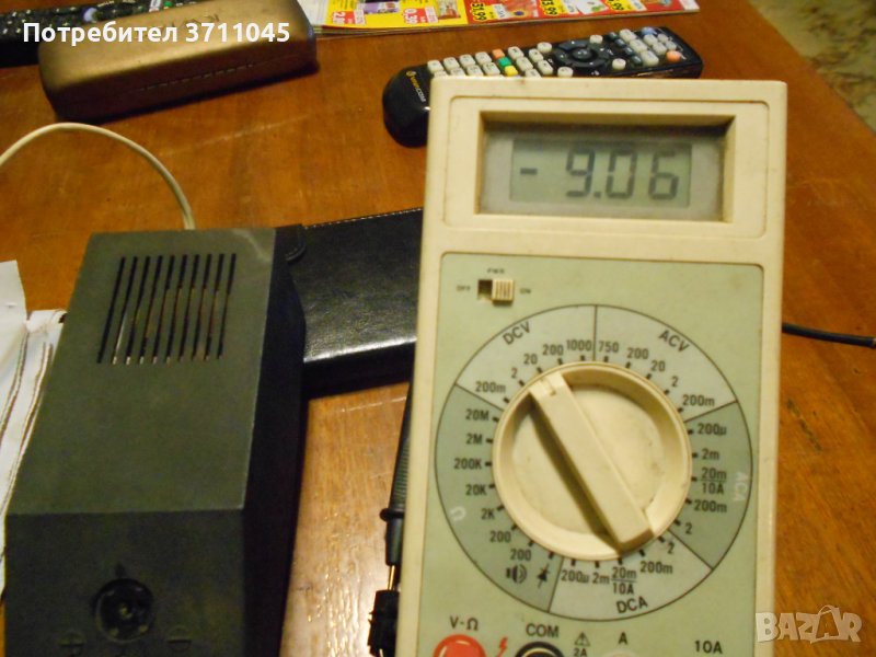 ТОКОИЗПРАВИТЕЛ УНЕВЕРСИАЛ   9В/6В/4,5В, снимка 1