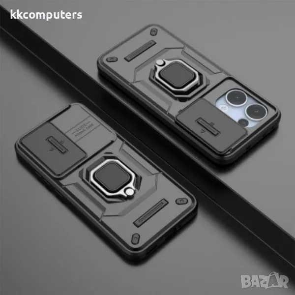 Oppo Reno13 5G Удароустойчив Ring Holder/ Lens Cover Калъф и Протектор, снимка 1