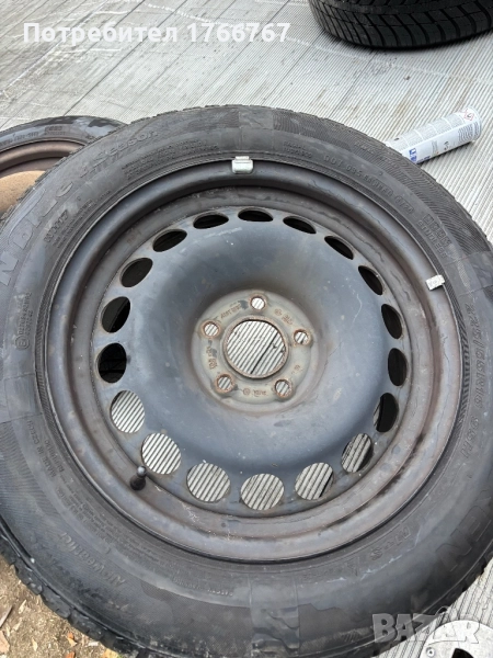 4 бр железни джанти 5х112 Audi,VW,SKODA,SEAT, снимка 1