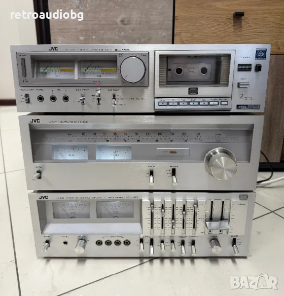 🔊Ретро колекционерски аудио сет JVC - усилвател, тунер и дек - Made in Japan🔊, снимка 1