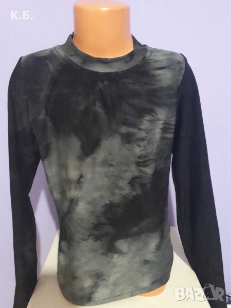 Еластична блузка в преливащи цветове р-р 152, снимка 1
