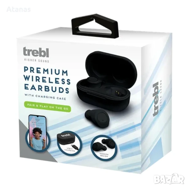 Безжични слушалки Trebl, снимка 1