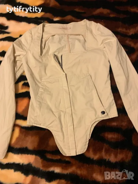 Бежова риза S, снимка 1