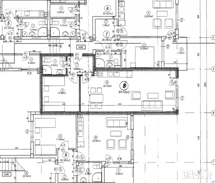 Отдавам под наем или продавам партерен апартамент 64 кв.м., ул. Несебър №45, кв. Аурелия, на 90м., снимка 1