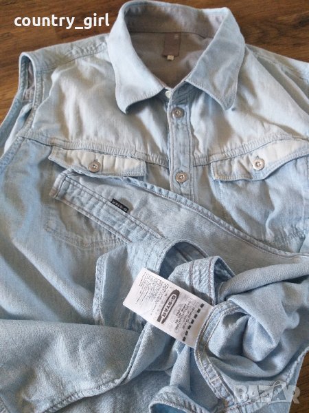 g-star tailor s/less shirt wmn - страхотна дамска риза, снимка 1