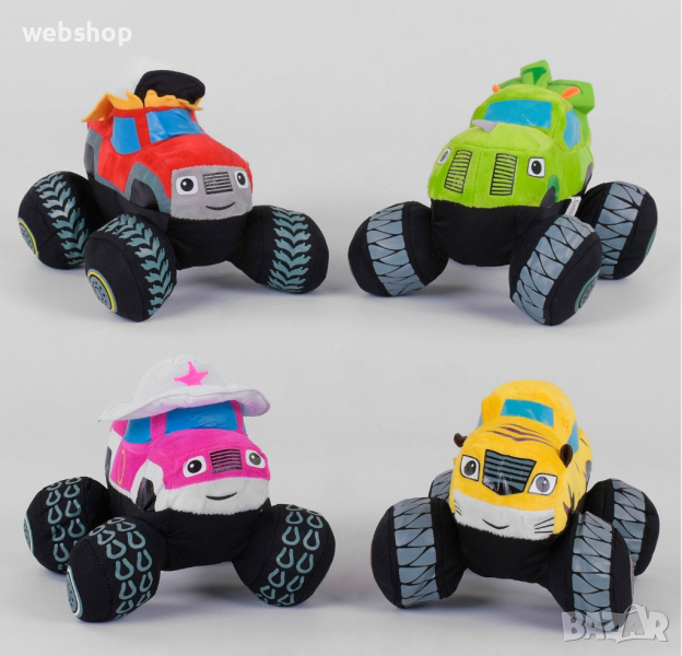 Детска Офроуд плюшена играчка Кола - Подарък за деца , Различни варианти, снимка 1