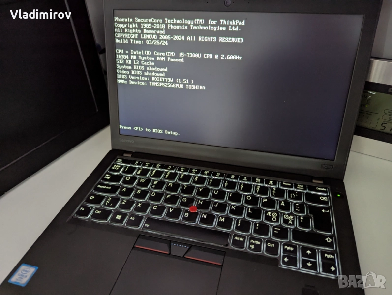 Ултра компактен, запазен и здрав лаптоп - Lenovo ThinkPad X270, снимка 1
