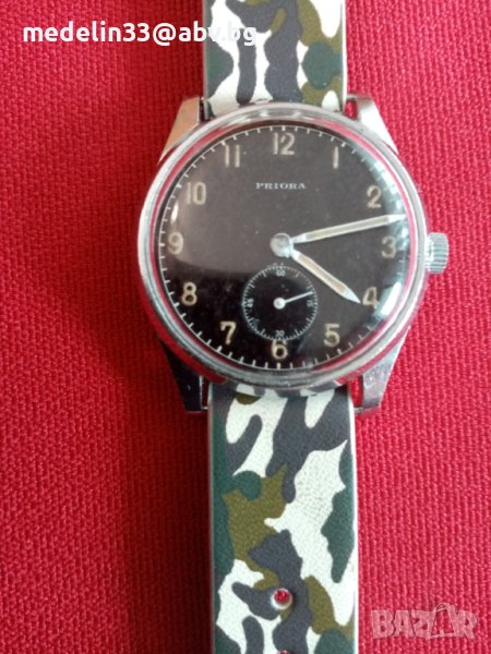 PRIORA Swiss Military Vintage 1930г. 17 rubis, механичен часовник, снимка 1