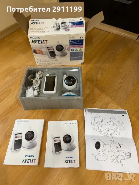 Видео бебефон Philips Avent, снимка 1