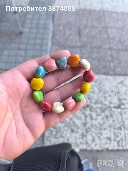 Керамична Гривна Сърце, снимка 1