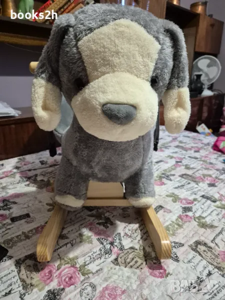 Дървена люлка куче, снимка 1