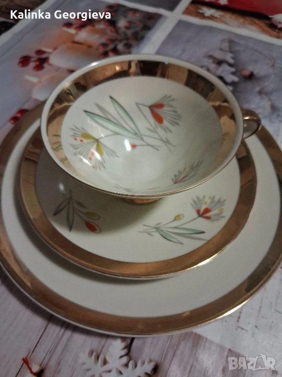 троен сет за чай, снимка 1