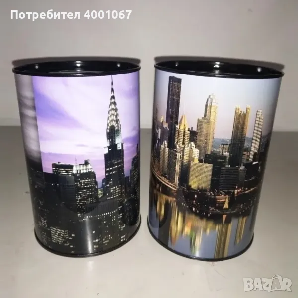 метална касичка, снимка 1