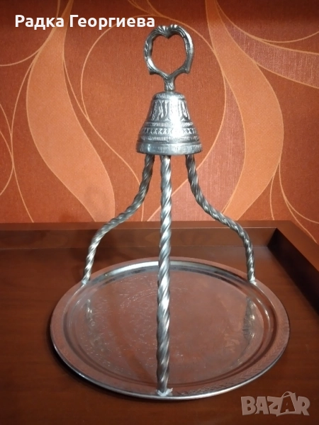 Месингов поднос, снимка 1