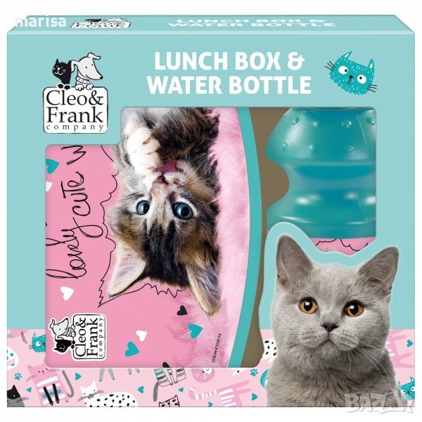 Комплект кутия за храна и бутилка за вода CLEO & FRANK Код: 087204, снимка 1