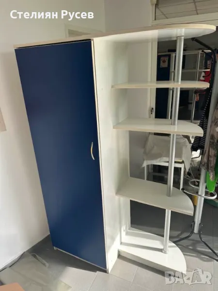 020433  шкаф с рафтчета / портманто / гардероб 180см -цена 150 лв - здрава мдф плоскост 18 мм / 180 , снимка 1