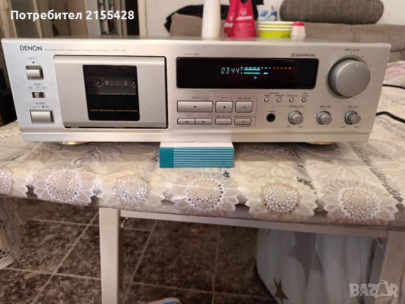 Двуглав касетъчен дек Denon DRM 550, снимка 1