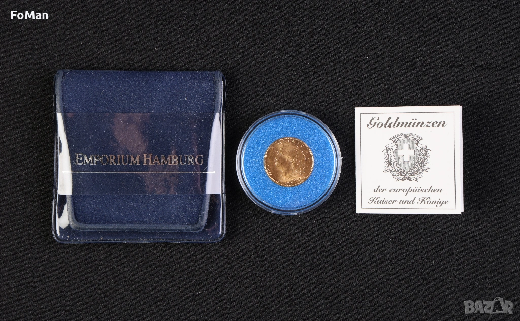 Продавам златна монета 10 франка 1922 година Швейцария, снимка 1