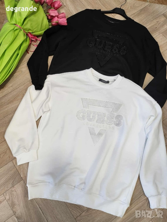 НАМАЛЕНА Дамска памучна блуза Guess, снимка 1