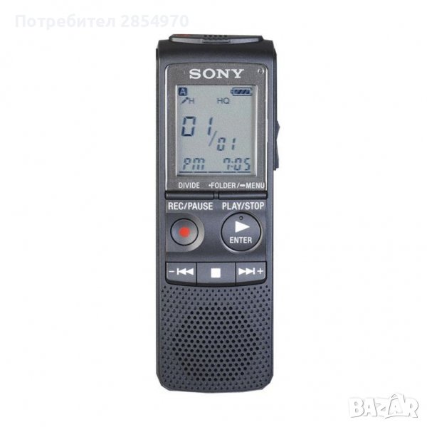 Sony ICD-PX820 MP3 цифров диктофон с USB връзка, снимка 1