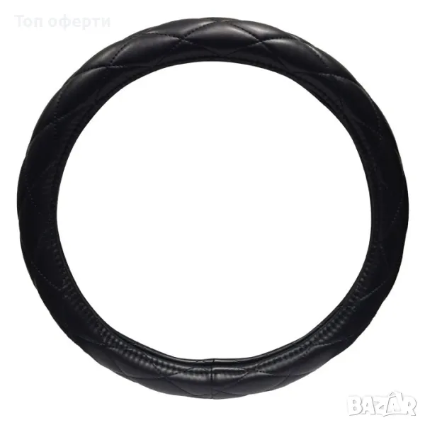 Калъф за волан М 38см - 4007 Черен, снимка 1