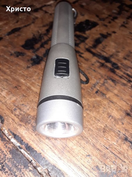 фенер пластмасов с обикновена крушка, снимка 1