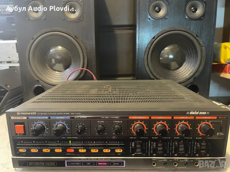 PIONEER Стерео миксиращ караоке усилвател SA-V210, снимка 1