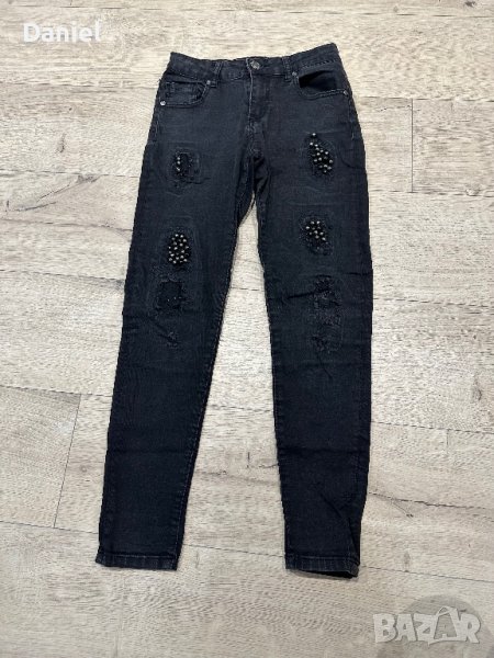 Дънки с перли, снимка 1